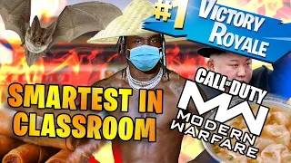 SMARTEST IN CLASSROOM (Fortnite/Cod Memetage - Highest in the Room Asian Parody)