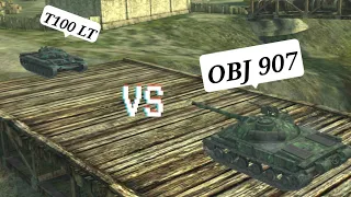 T100 LT vs OBJ 907 | who will win?