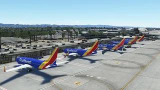 MSFS 2020 PMDG B737 Landing Burbank (KBUR) Rwy 08