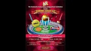 DIAMOND JUBILEE CUP - 2019 || Final day || Loyola College vs Global College  ||