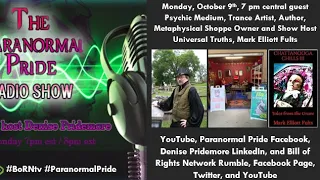 Mark Elliott Fults live on The Paranormal Pride