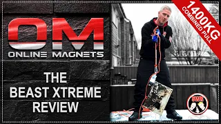 Online Magnets The Beast Xtreme™ 1400KG Fishing Magnet, Unboxing and Review