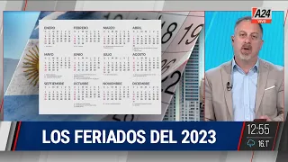 ✋ Los feriados del 2023