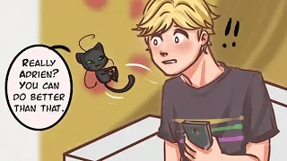 ADRIEN STEALS MARINETTE'S PHONE! (Miraculous Ladybug Comic Dub Animations)