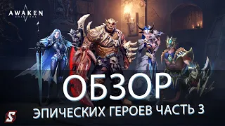 AWAKEN CHAOS ERA  ОБЗОР ЭПИЧЕСКИХ ГЕРОЕВ ЧАСТЬ 3