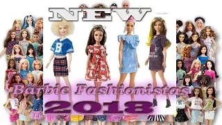 Barbie Fashionistas Dolls 2018