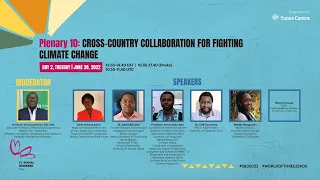 Plenary 10: Cross-Country Collaboration for Fighting Climate Change