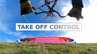 Strong Wind Paragliding TAKE OFF Tips & Tricks