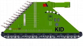 Железный Капут vs Боссов #8 Новый танк в Labo tank на Машинки Кида