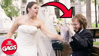 Bride Confronts Groom With His Texts...| Just For Laughs Gags