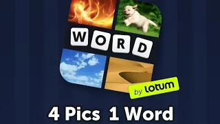 How to play 4 pics 1 Word game app