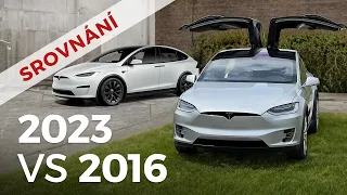 Srovnání Tesla Model X 2016 a Tesla Model X 2023 - Jaký je rozdíl po sedmi letech? | BACINA.TV