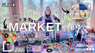 Crochet Market Vlog - testing new inventory & display ideas PLUS something you need to try! SOLD OUT