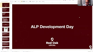 ALP Development Day - 3 Sessions