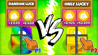 Only Random VS Only Top Tier Lucky Blocks in BTD 6!