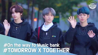 [4K] 191108 TOMORROW X TOGETHER (투모로우바이투게더) 뮤직뱅크 출근길 (On the way to Music bank)