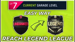 Easiest Way To Reach Legend League With Low Garage Level Account | Asphalt 9 Legends