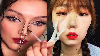 Top Trending Makeup Videos💜Easy Makeup 2021  /Part 165/  2021年の美しいメイクトレンド