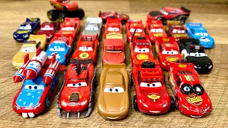 Looking for Disney Pixar Cars: Lightning McQueen, Sally, Mack, Doc Hudson, Tow Mater, Storm, Sheriff