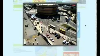 Не такой уж и пустой Донецк, Золотое Кольцо, веб камера 01 08 2014