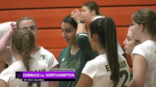 EPC Girls Volleyball - Emmaus vs Northampton