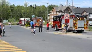 Парад пожарных машин в Канаде!