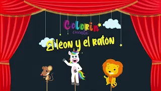 El León Y El Ratón  🦁🐁. Cuentos Cortos Y Fábulas Para Niños