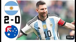 Argentina vs Australia friendship match highlight 2023  || 2-0 - All Gоals & Messi GOAL #RrtrendsBD