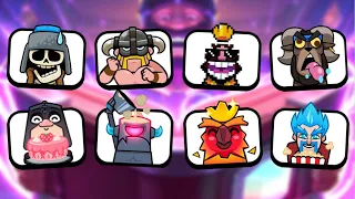ALL Non Exclusive Emotes In Clash Royale! | 250 Gem Emotes!