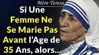 Citations de Mère Teresa sur la Vie, la Bienfaisance et la Charité | Sagesse et Pensées
