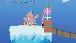 Topaz-The-CrossCat's The Christmas Obstacle Course Collab!