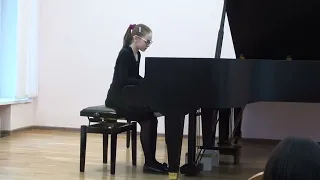 Чимароза. Соната соль минор. Исп. Новикова Глафира, 10 лет