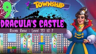Township DRACULA'S CASTLE #9 Halloween Room Renovation Gameplay 🦇[with TIME-STAMP]