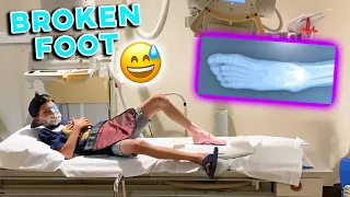 9 YEAR OLD BREAKS FOOT | DAD ACCIDENTALLY BREAKS SONS FOOT | POSSIBLE FRACTURE | FIRST BROKEN BONE