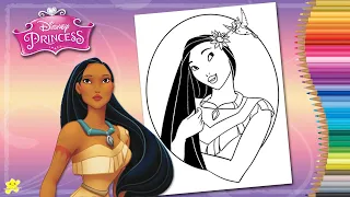 Disney Pocahontas #Shorts Coloring Page | Kiddie Playtime