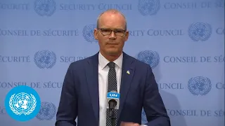 Ireland on Ukraine - Security Council Media Stakeout (19 April 2022)