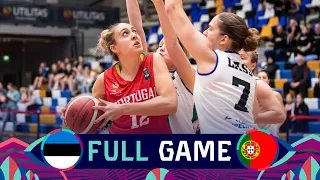 Estonia v Portugal  | Full Basketball Game | FIBA Women's EuroBasket 2023 Qualifiers