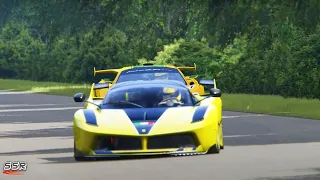 Assetto Corsa Ferrari FXX K vs McLaren P1 GTR - Monza Circuit