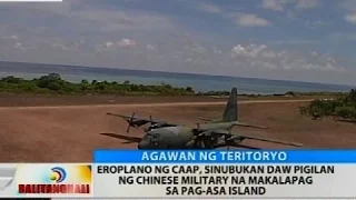 Eroplano ng CAAP, sinubukan daw pigilan ng Chinese military na makalapag sa Paga-asa Island