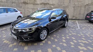 Черный красавец Renault Megane 4 универсал 1,5 дизель К9К 2016 год. Цена 12500$.