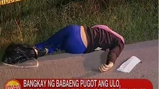 Bangkay ng babaeng pugot ang ulo, natagpuan malapit sa isang slaughter house sa Bulacan