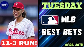 11-3 Run! 🔥 I MLB Best Bets, Picks, & Predictions for Today, April 30th!