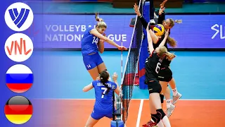 Russia vs. Germany - Full Match | Women's VNL 2018