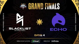 MPL PH S11 - GRAND FINALS - BLCK vs ECHO - GAME 4