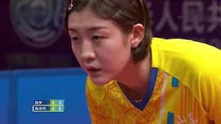 精彩回放：陈梦—陈幸同 Chen Meng—Chen Xingtong | 全运会乒乓球女团决赛：山东—辽宁第4场 | Table Tennis Women's Team Final | 202109
