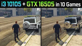 i3 10105 + GTX 1650 Super – Test in 10 Games (Low vs Ultra, 1080p)