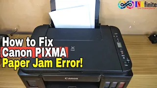 How to Fix Canon G2010 Series Paper Jam or E03 Error and Support Code 1300 | INKfinite