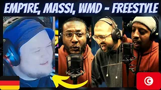 🇹🇳 WMD, Massi, Emp1re | Rap Heure - Freestyle | GERMAN Reaction