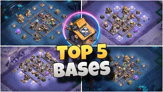 TOP 5 Best BUILDER HALL 10 Bases of March 2024 | Builder Base 2.0