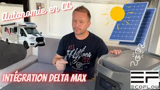 Intégration d'une Ecoflow Delta Max dans un camping-car familial, pour être autonome en électricité!